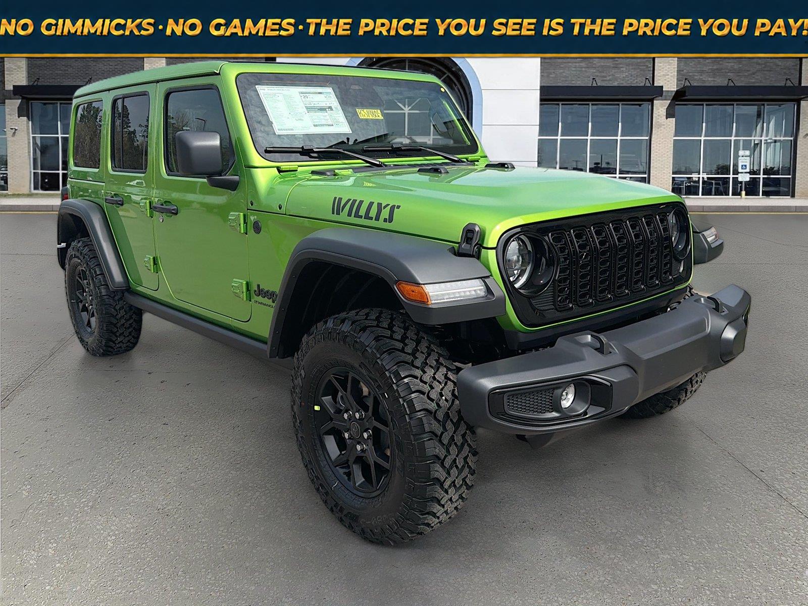 Mojito Clearcoat 2026 Jeep Wrangler SUV / Crossover Four-Wheel Drive 8-Speed Automatic