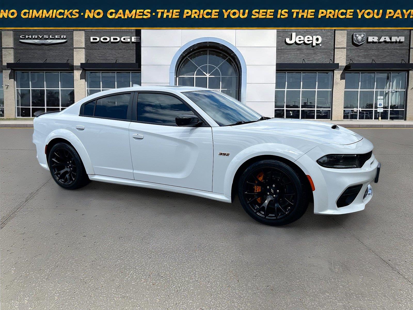 White Knuckle Clearcoat 2023 Dodge Charger Sedan Rear-Wheel Drive 8-Speed Automatic
