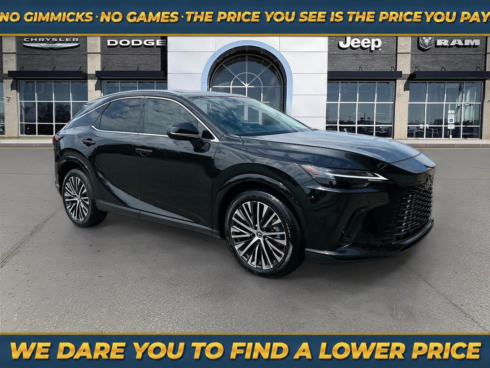 Black (Caviar) 2024 Lexus RX Hybrid SUV / Crossover All-Wheel Drive Continuously Variable Transmission