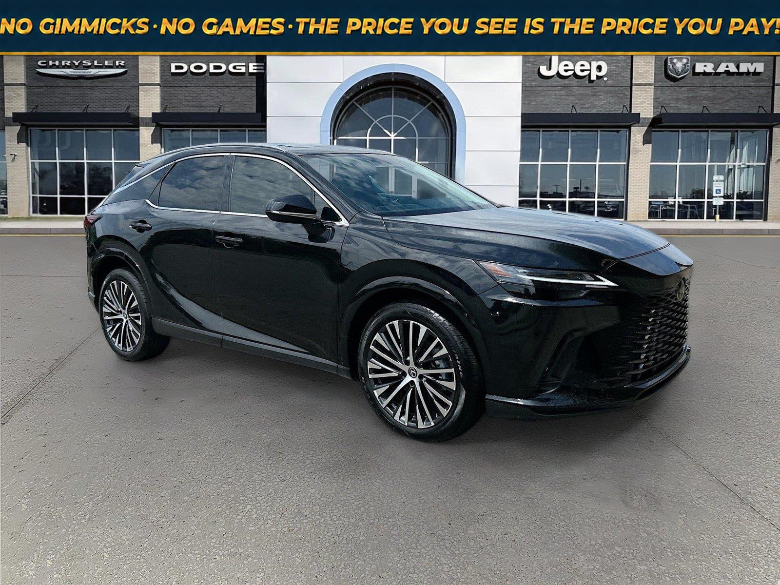 Black (Caviar) 2024 Lexus RX Hybrid SUV / Crossover All-Wheel Drive Continuously Variable Transmission