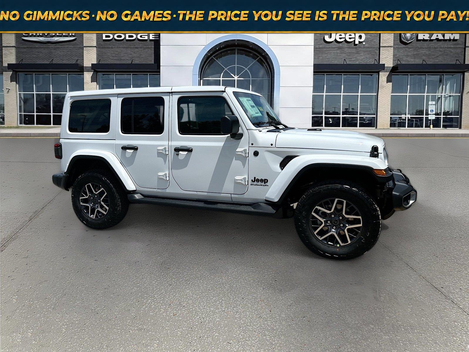 Bright White Clearcoat 2026 Jeep Wrangler SUV / Crossover Four-Wheel Drive 8-Speed Automatic