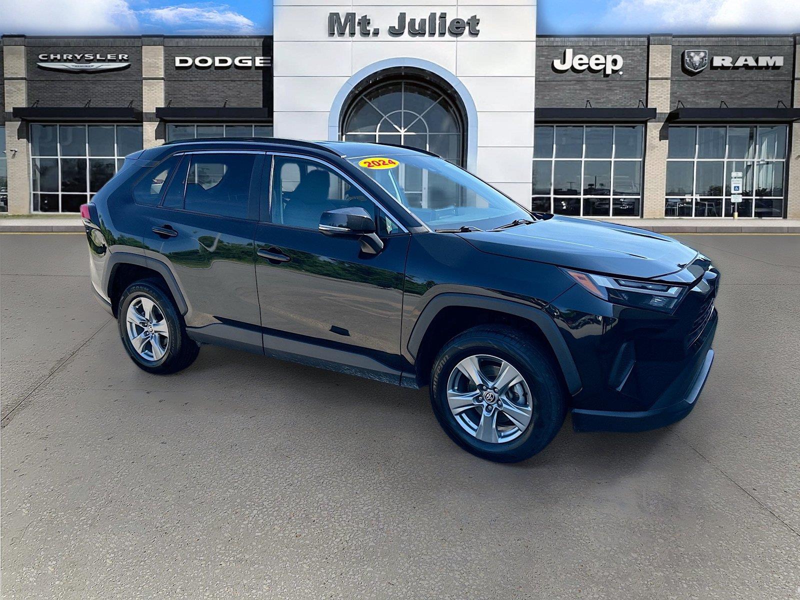 Midnight Black Metallic 2024 Toyota RAV4 SUV / Crossover All-Wheel Drive 8-Speed Automatic