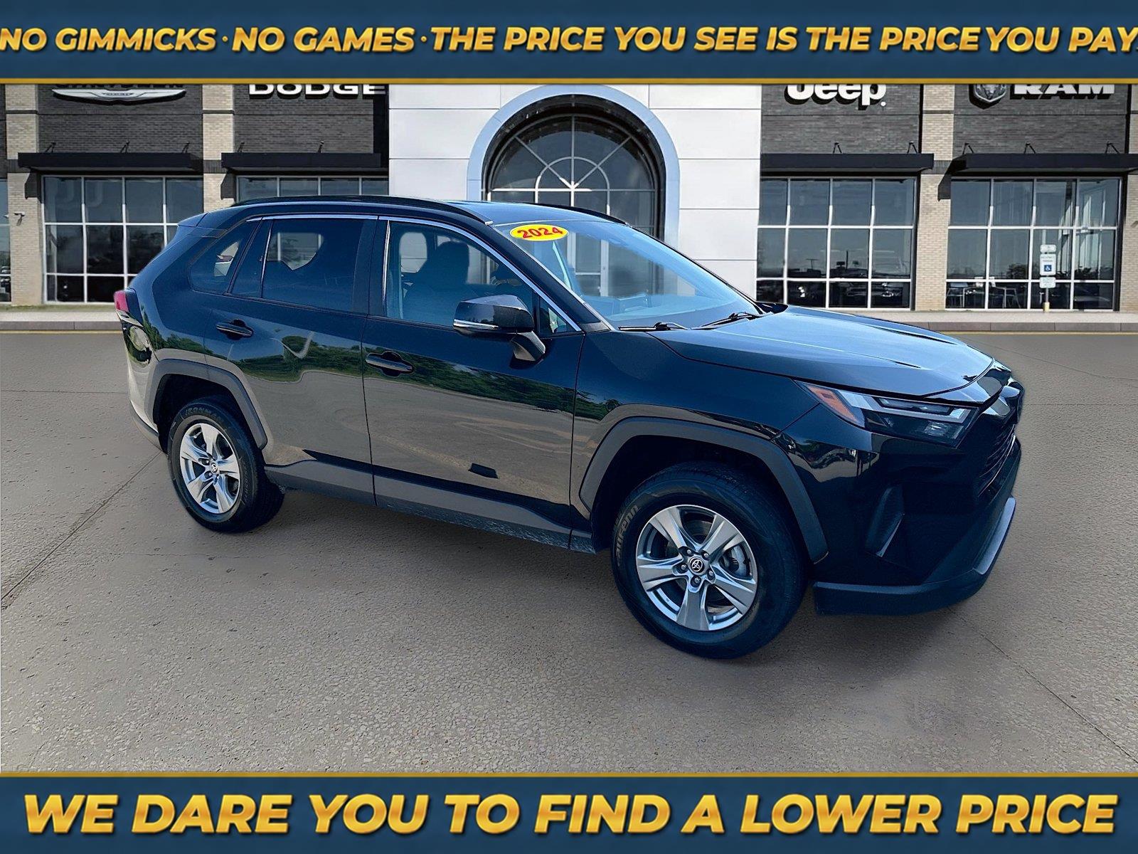 Midnight Black Metallic 2024 Toyota RAV4 SUV / Crossover All-Wheel Drive 8-Speed Automatic