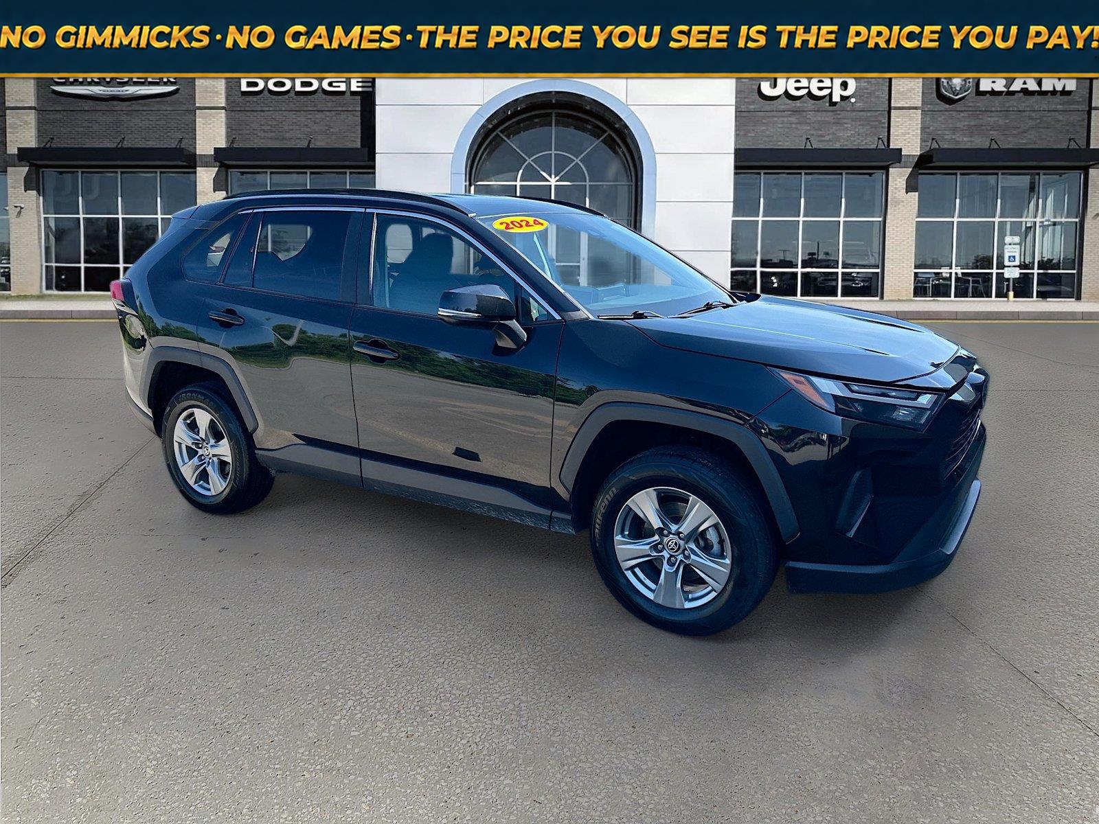 Midnight Black Metallic 2024 Toyota RAV4 SUV / Crossover All-Wheel Drive 8-Speed Automatic