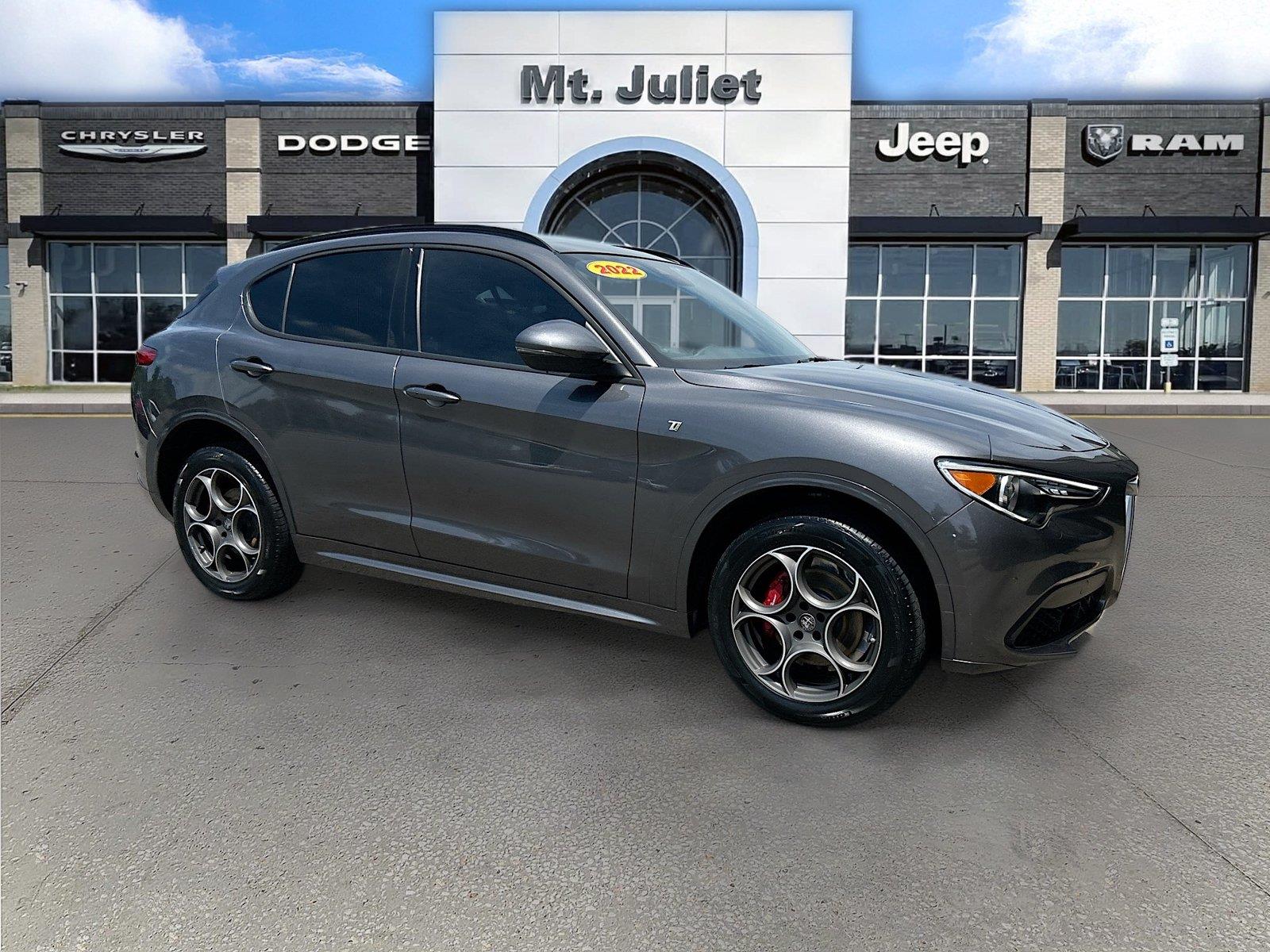 Vesuvio Gray Metallic 2022 Alfa Romeo Stelvio SUV / Crossover All-Wheel Drive Automatic