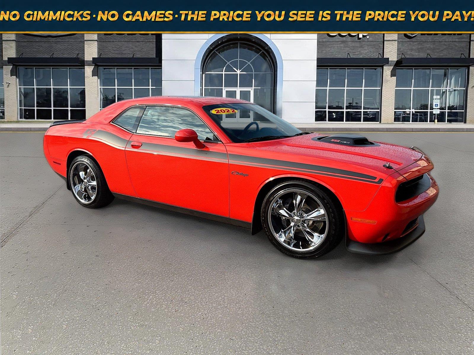 Go Mango 2022 Dodge Challenger Coupe Rear-Wheel Drive 8-Speed Automatic