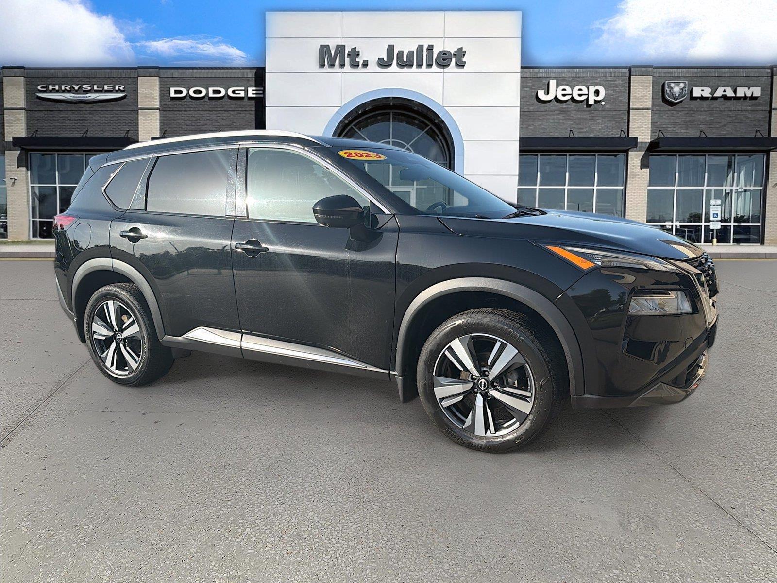 Super Black 2023 Nissan Rogue SUV / Crossover All-Wheel Drive Continuously Variable Transmission
