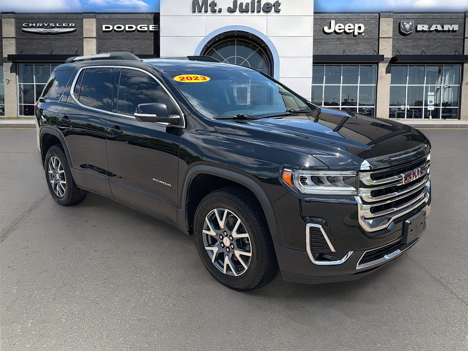 Black (Ebony Twilight Metallic) 2023 GMC Acadia SUV / Crossover Four-Wheel Drive 9-Speed Automatic
