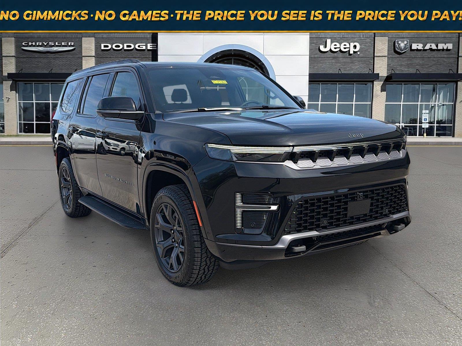 High Gloss Black 2026 Jeep Grand Wagoneer SUV / Crossover Four-Wheel Drive 8-Speed Automatic