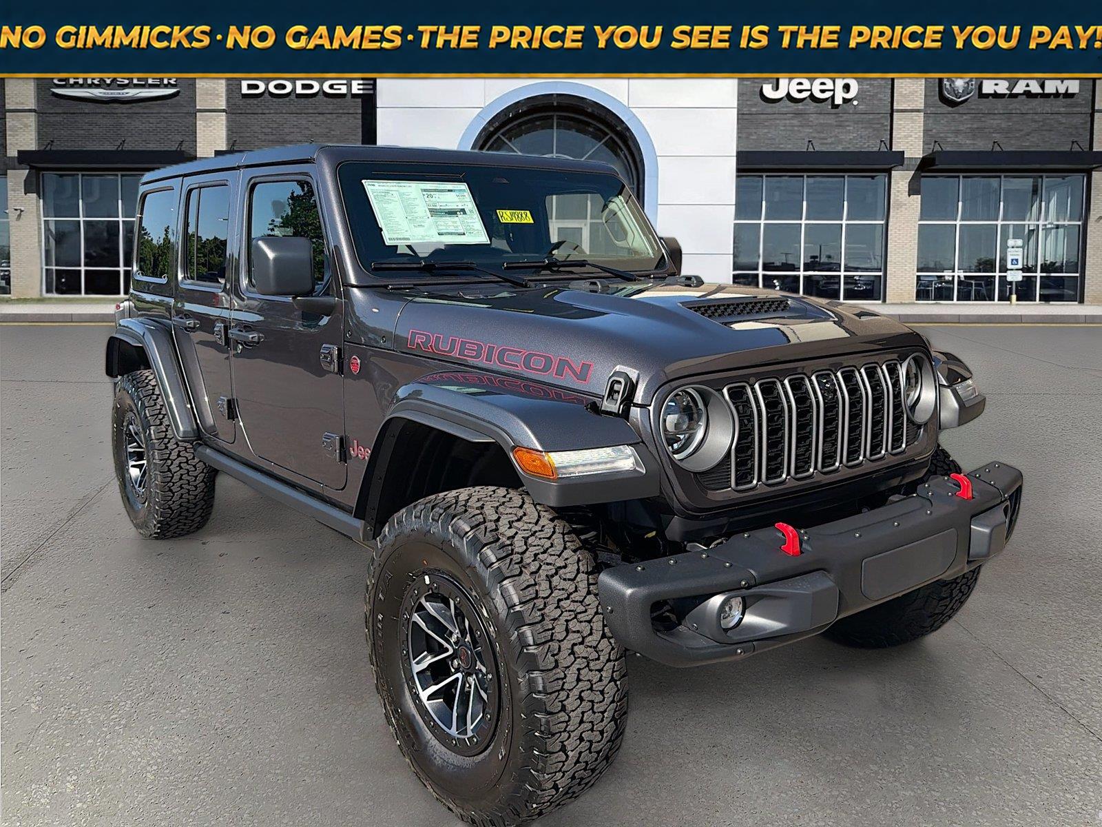 Gray (Granite Crystal Metallic Clearcoat) 2026 Jeep Wrangler SUV / Crossover Four-Wheel Drive 8-Speed Automatic