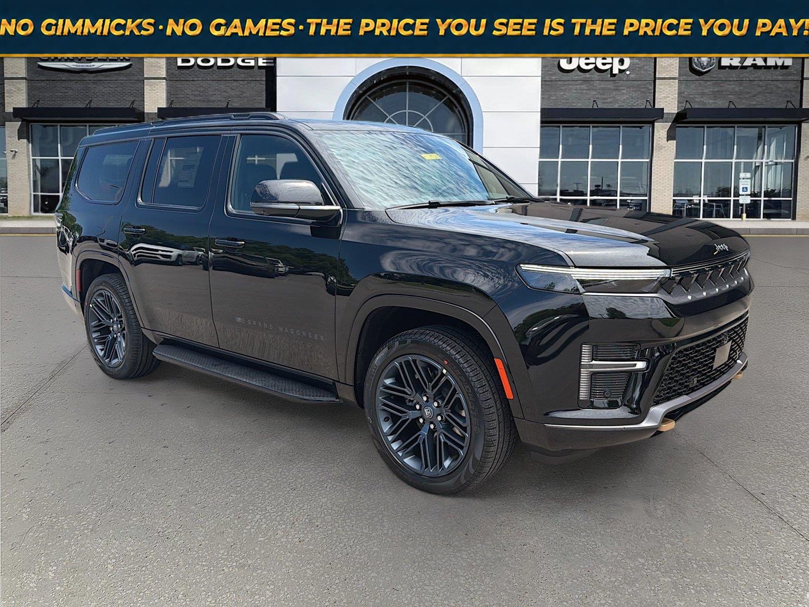 High Gloss Black 2026 Jeep Grand Wagoneer SUV / Crossover Four-Wheel Drive 8-Speed Automatic