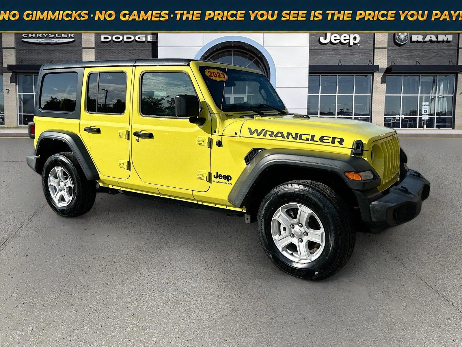 2023 Jeep Wrangler Sport S 4-Door 4WD