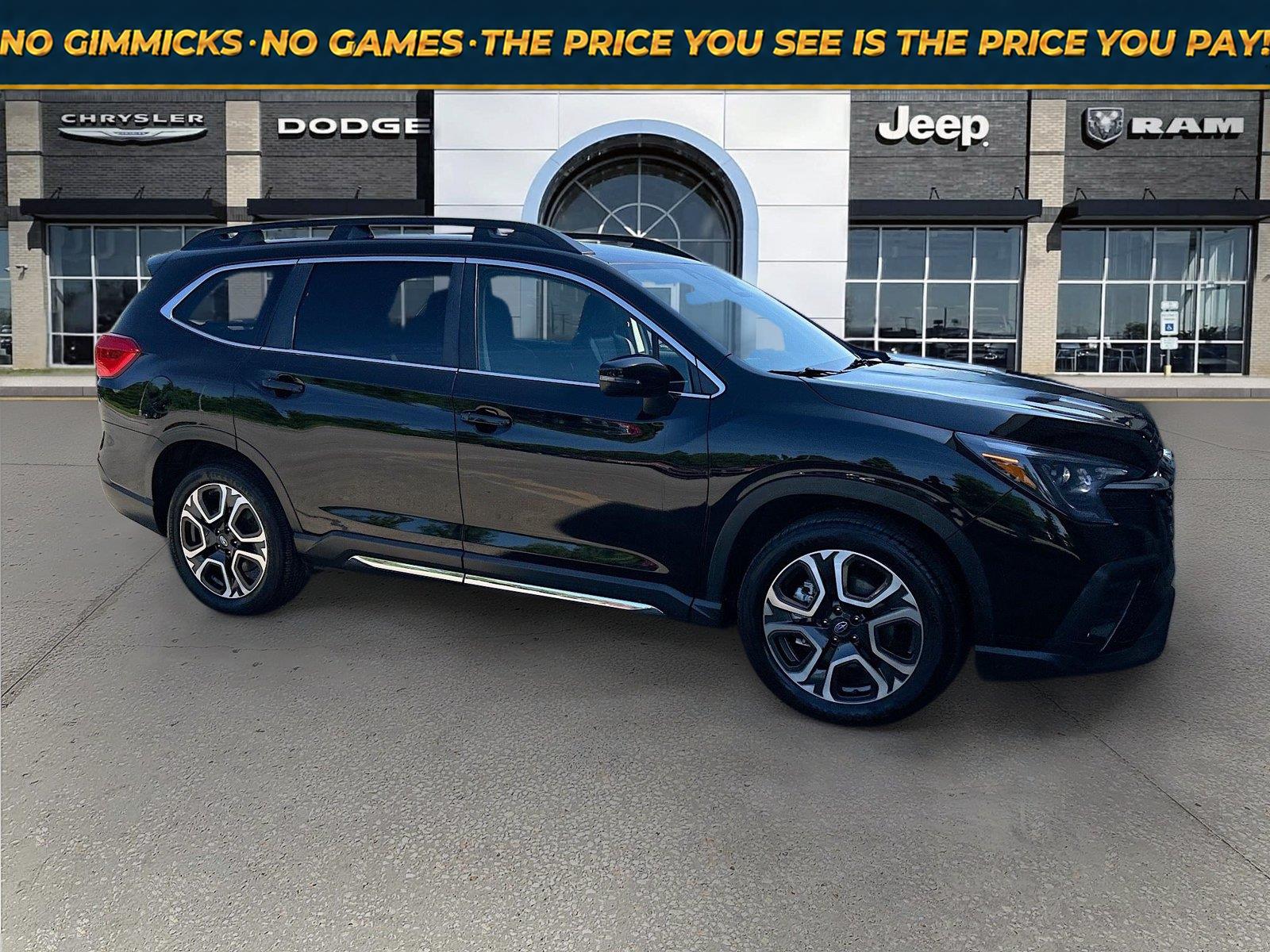 Crystal Black Silica 2023 Subaru Ascent SUV / Crossover All-Wheel Drive Continuously Variable Transmission