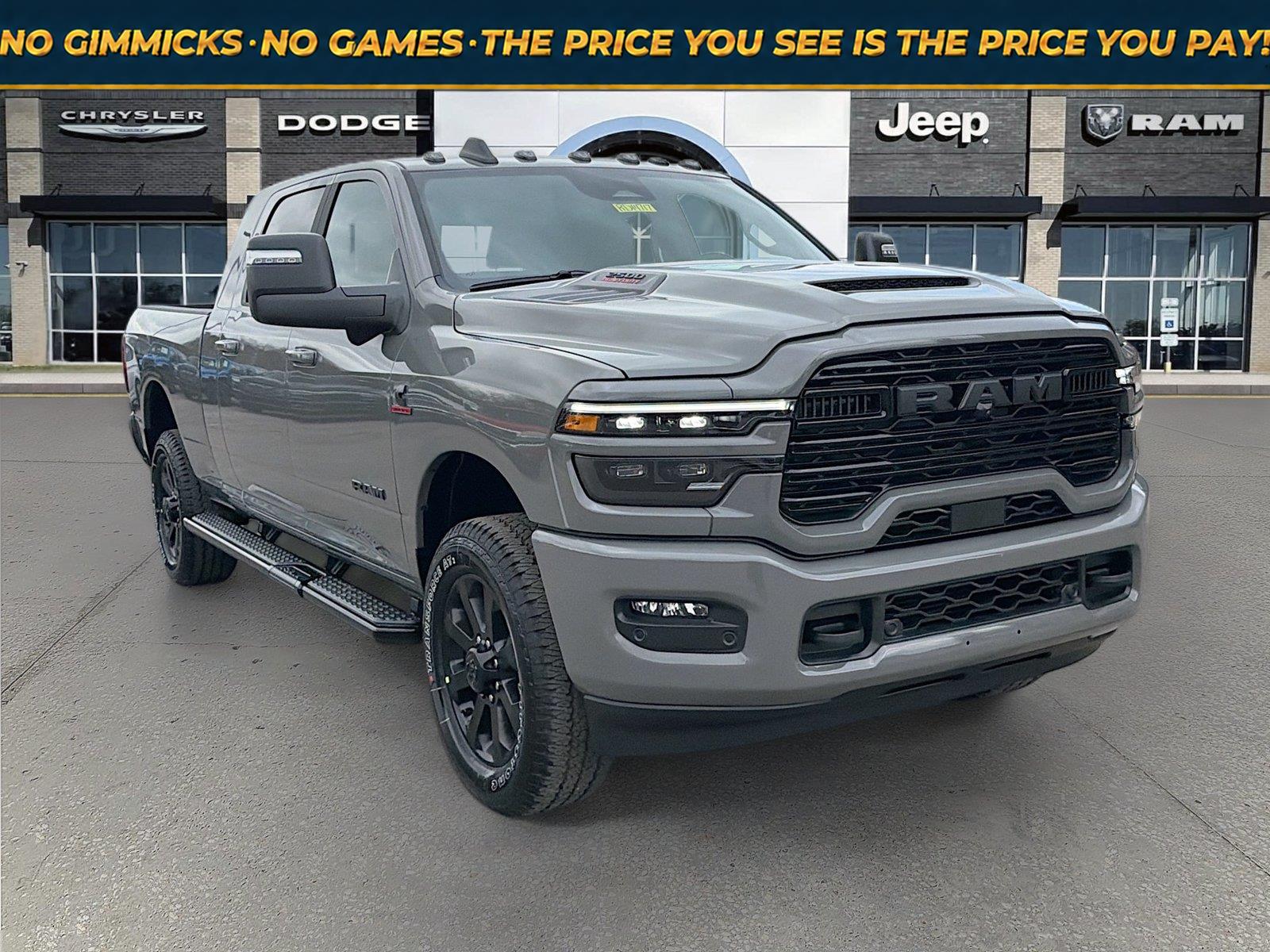 Ceramic Gray Clearcoat 2026 RAM 2500 Pickup Truck Four-Wheel Drive 8-Speed Automatic