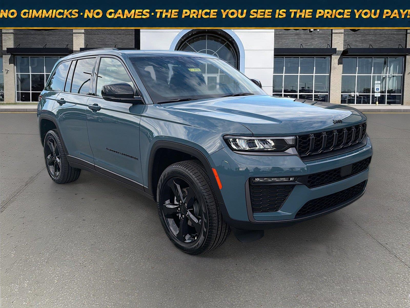 Gray (Steel Blue) 2026 Jeep Grand Cherokee SUV / Crossover Four-Wheel Drive 8-Speed Automatic