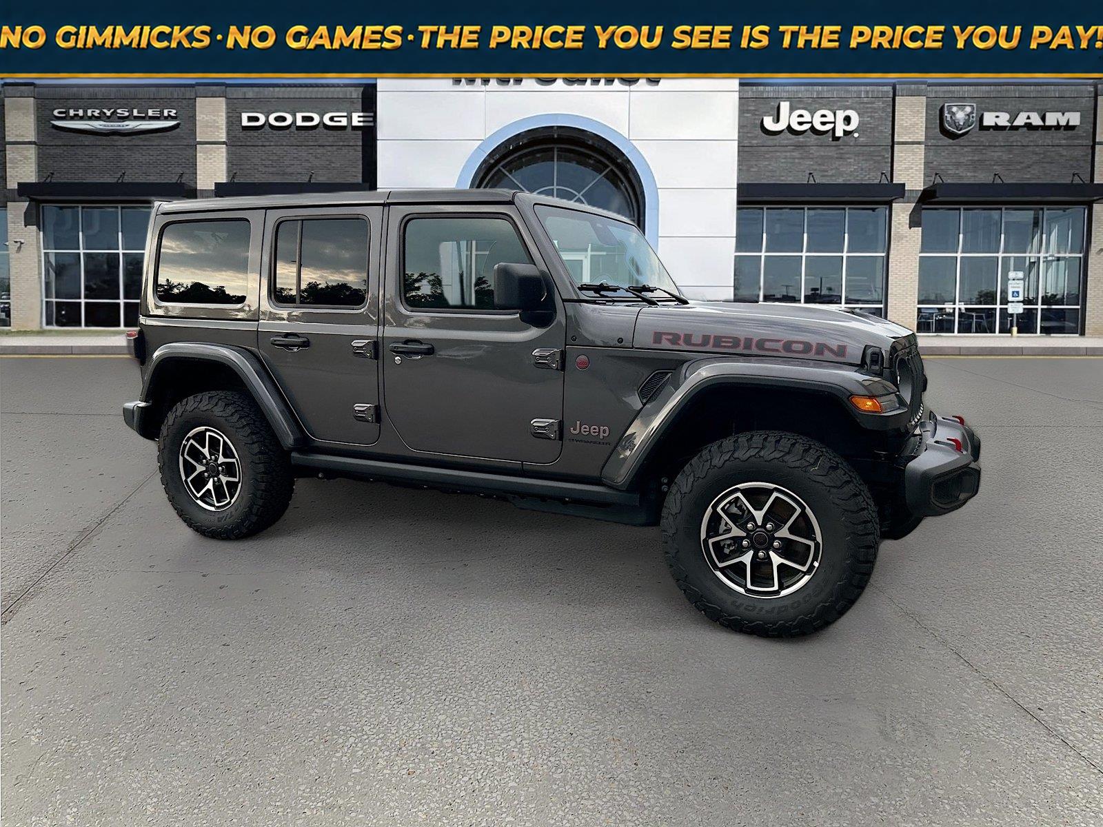 Gray (Granite Crystal Metallic Clearcoat) 2026 Jeep Wrangler SUV / Crossover Four-Wheel Drive 8-Speed Automatic