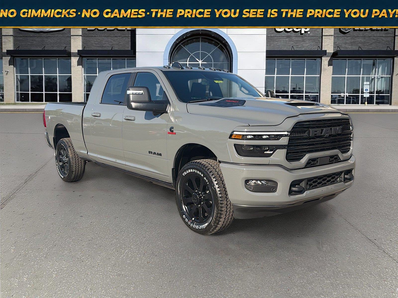 Ceramic Gray Clearcoat 2026 RAM 2500 Pickup Truck Four-Wheel Drive 8-Speed Automatic