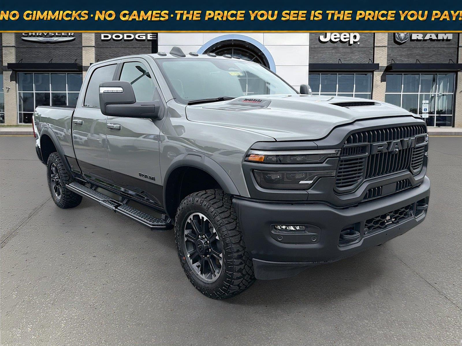 Ceramic Gray Clearcoat 2026 RAM 2500 Pickup Truck Four-Wheel Drive 8-Speed Automatic