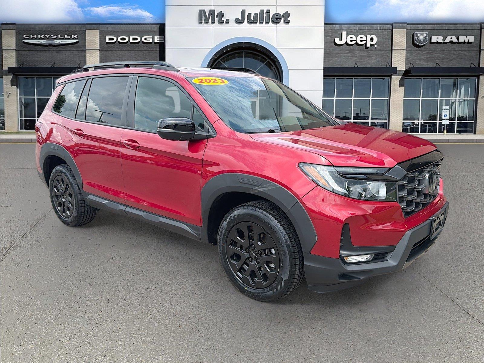 Radiant Red Metallic II 2023 Honda Passport SUV / Crossover All-Wheel Drive Automatic