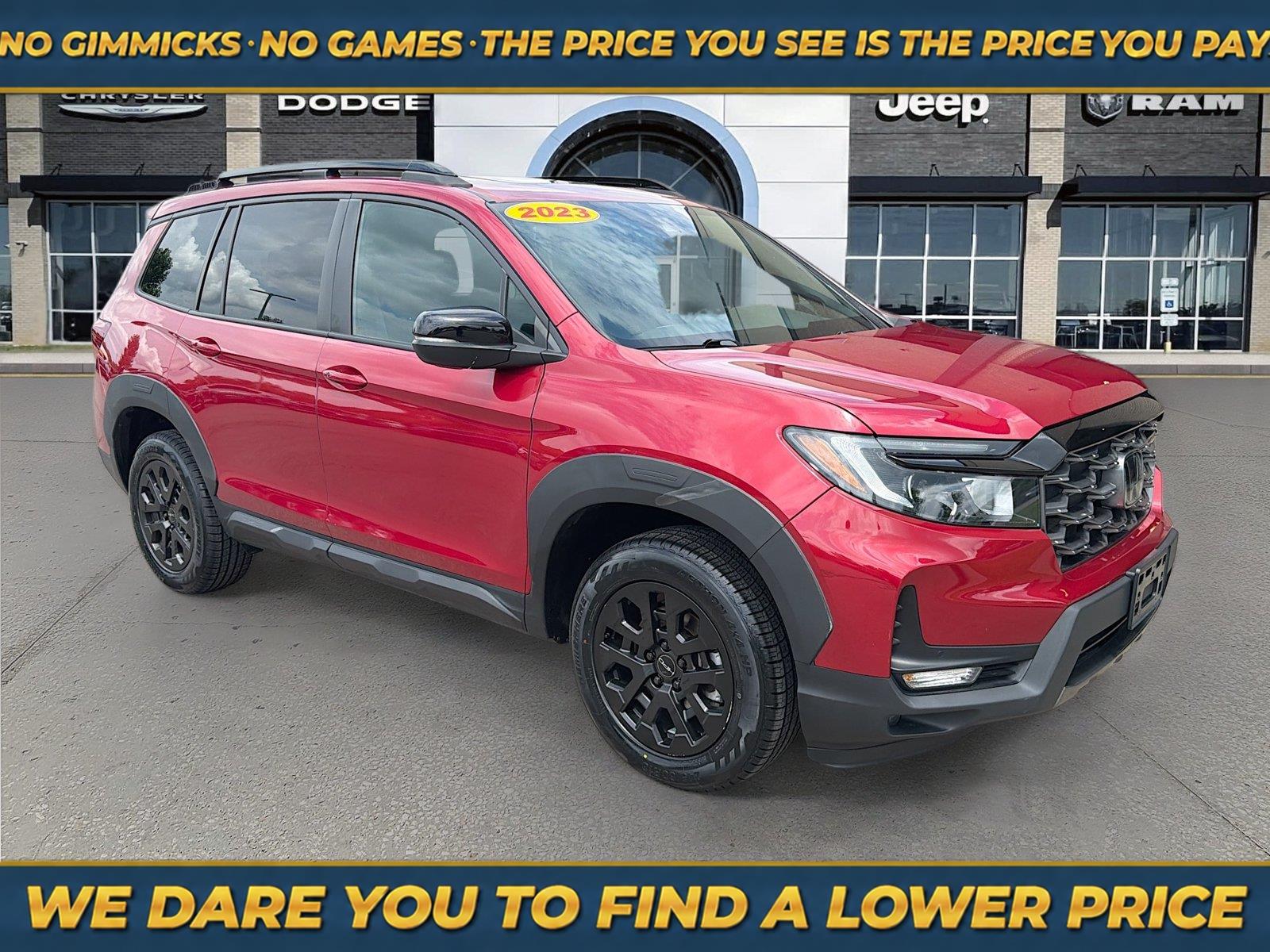 Radiant Red Metallic II 2023 Honda Passport SUV / Crossover All-Wheel Drive Automatic
