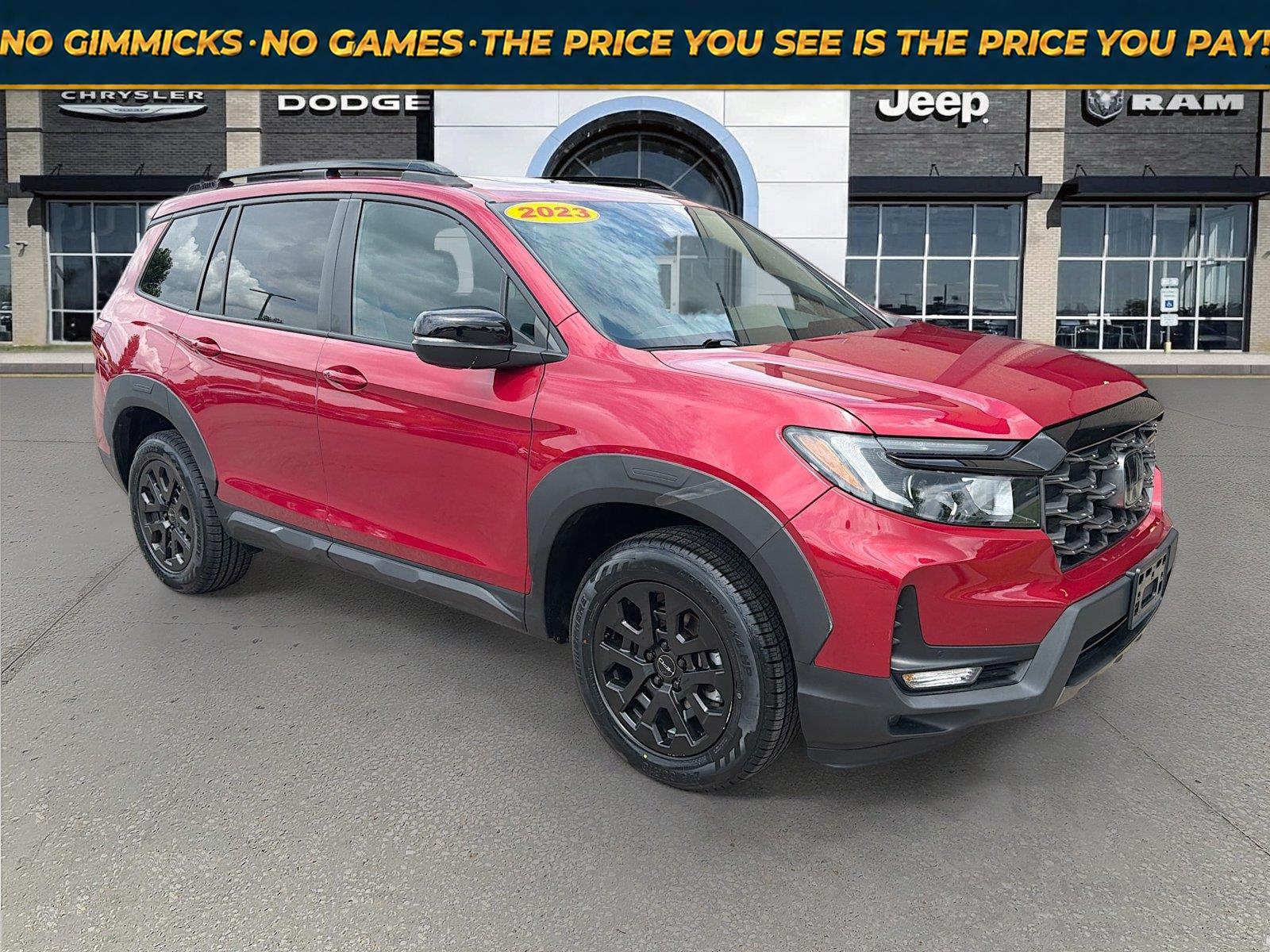 Radiant Red Metallic II 2023 Honda Passport SUV / Crossover All-Wheel Drive Automatic