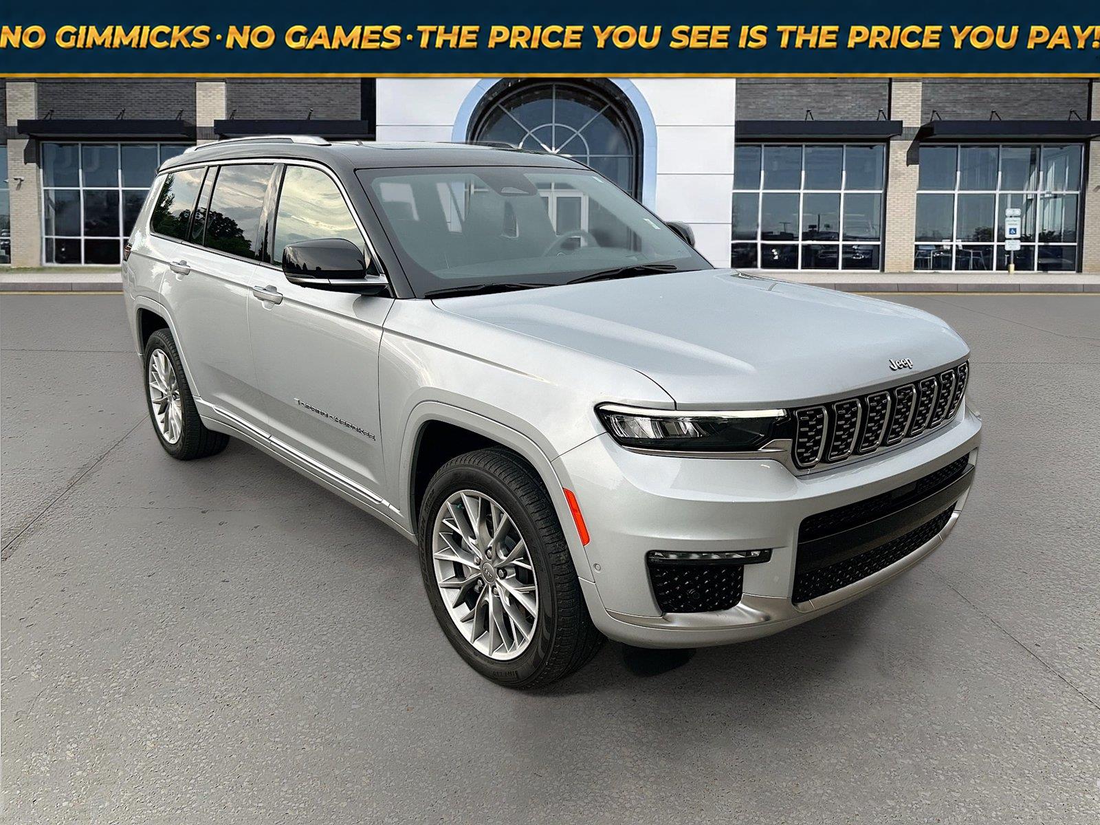 Silver Zynith 2023 Jeep Grand Cherokee L SUV / Crossover Four-Wheel Drive 8-Speed Automatic