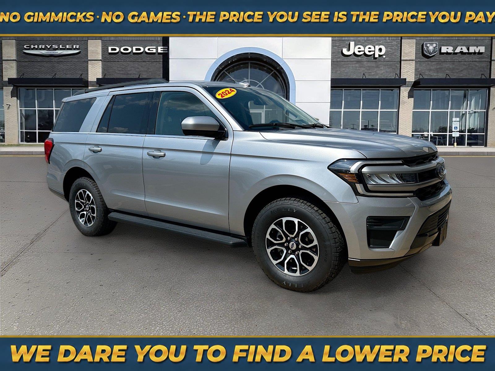 Iconic Silver 2024 Ford Expedition SUV / Crossover Four-Wheel Drive Automatic