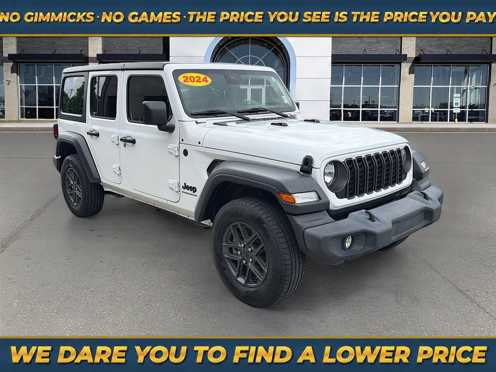 White 2024 Jeep Wrangler SUV / Crossover Four-Wheel Drive 8-Speed Automatic