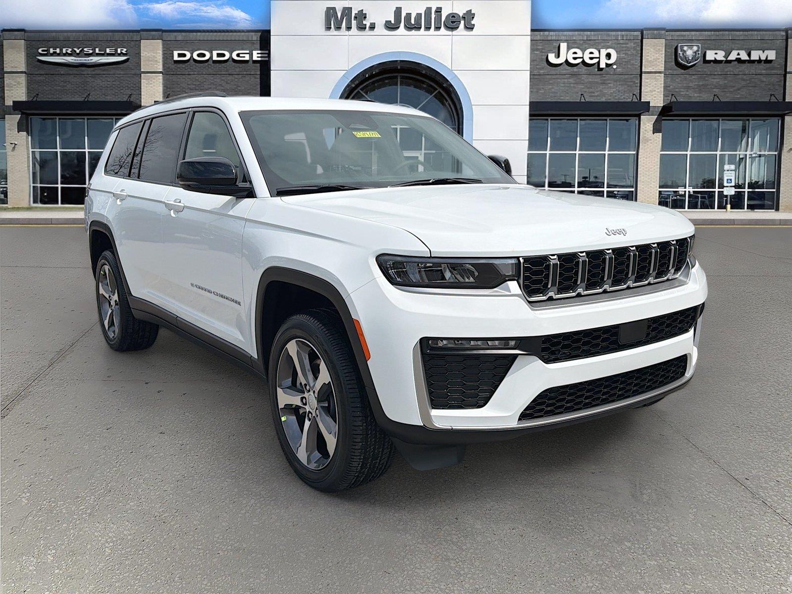 Bright White Clearcoat 2026 Jeep Grand Cherokee L SUV / Crossover Four-Wheel Drive 8-Speed Automatic