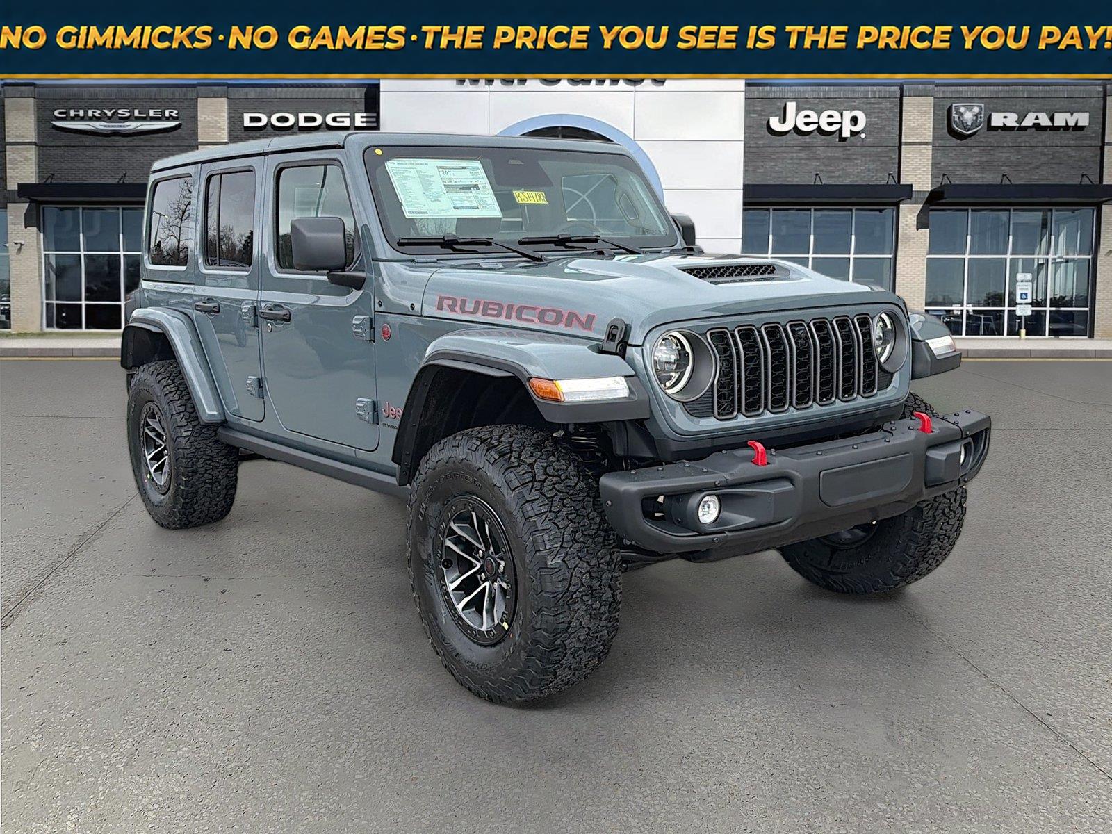 Anvil Clearcoat 2026 Jeep Wrangler SUV / Crossover Four-Wheel Drive 8-Speed Automatic
