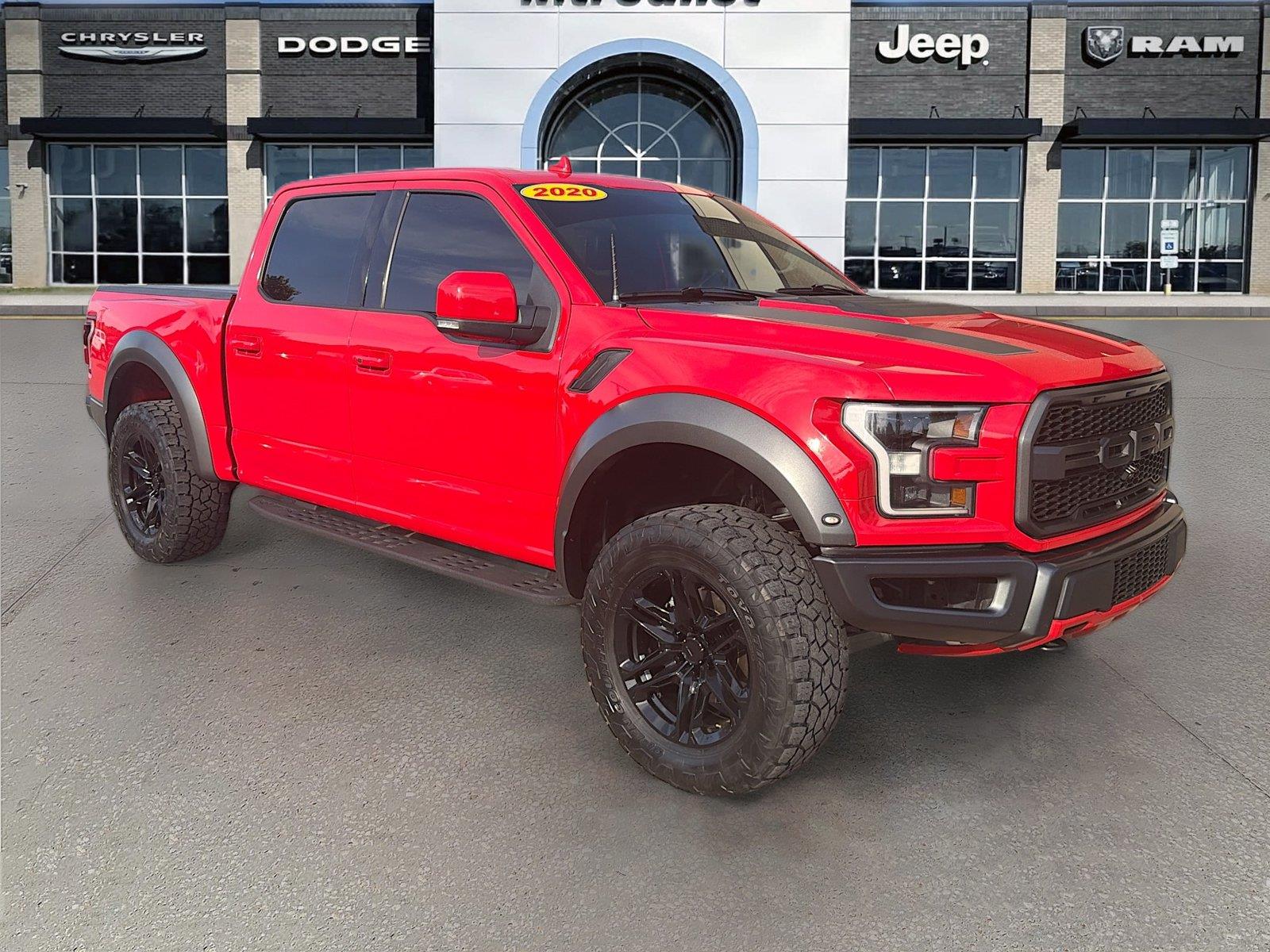 Race Red 2020 Ford F-150 Pickup Truck Four-Wheel Drive Automatic