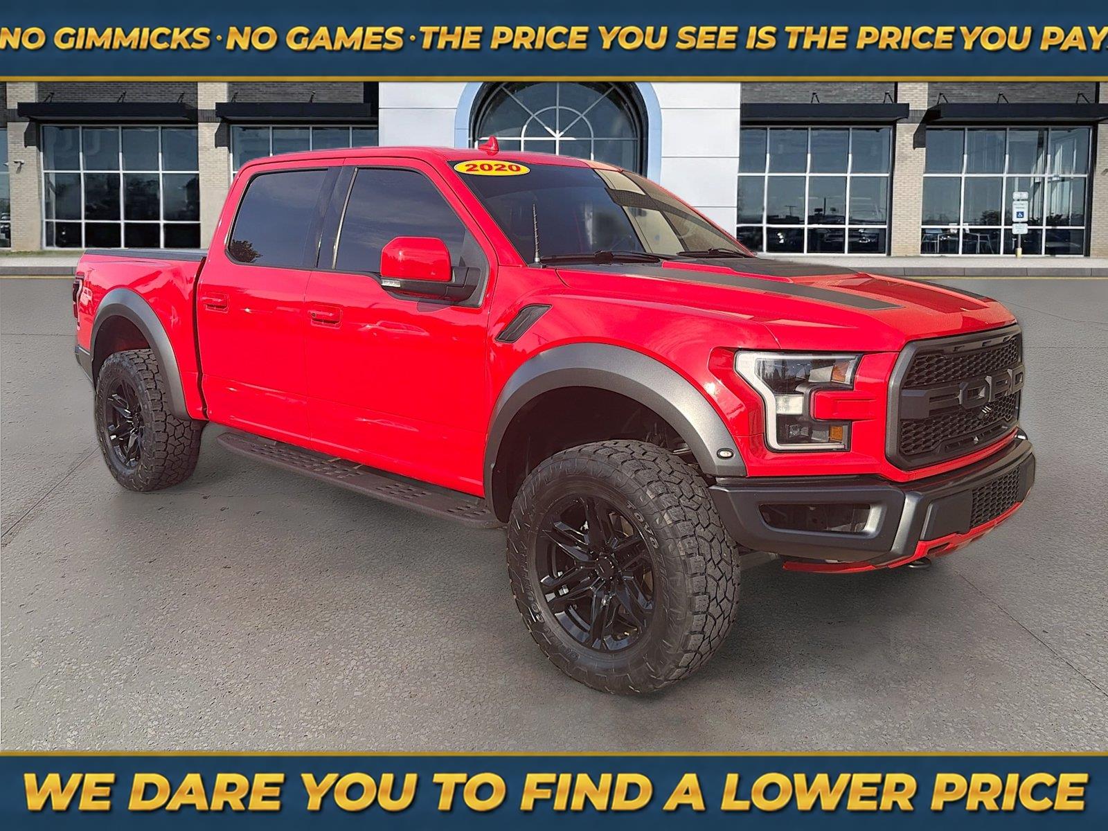Race Red 2020 Ford F-150 Pickup Truck Four-Wheel Drive Automatic