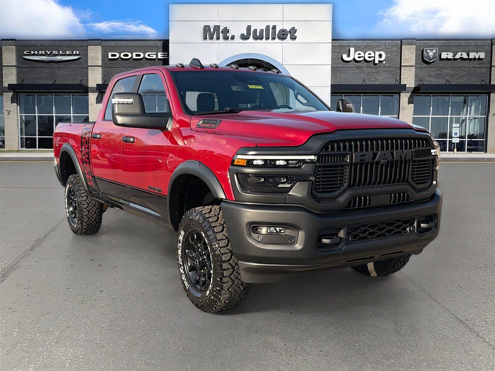 Molten Red Pearlcoat 2026 RAM 2500 Pickup Truck Four-Wheel Drive 8-Speed Automatic