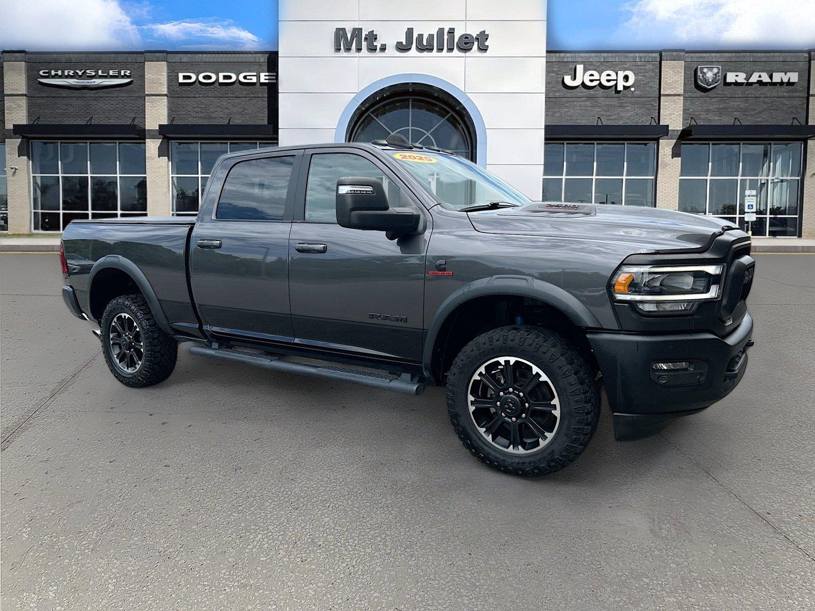 Diamond Black Crystal Pearlcoat 2023 RAM 2500 Pickup Truck Four-Wheel Drive 6-Speed Automatic