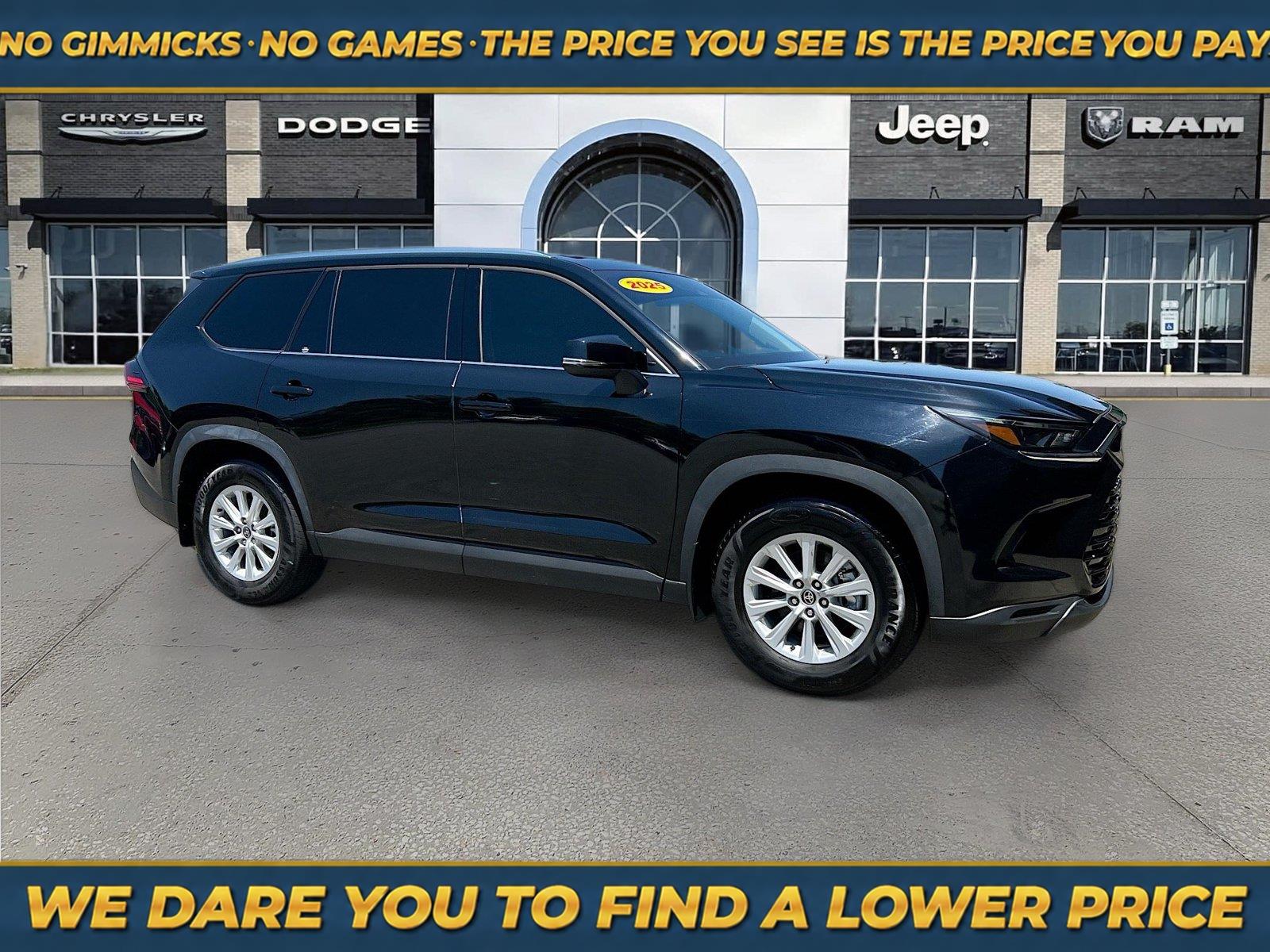 Midnight Black Metallic 2025 Toyota Grand Highlander Front-Wheel Drive 8-Speed Automatic