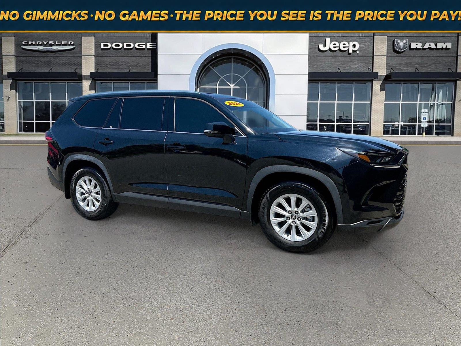 Midnight Black Metallic 2025 Toyota Grand Highlander Front-Wheel Drive 8-Speed Automatic