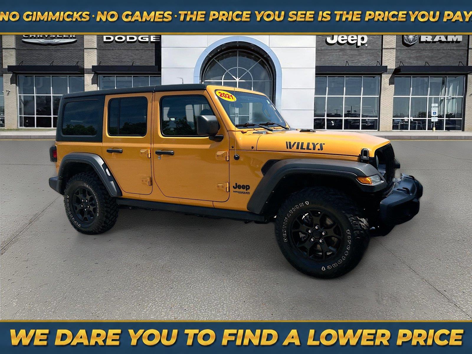 Nacho Clearcoat 2021 Jeep Wrangler SUV / Crossover Four-Wheel Drive 8-Speed Automatic