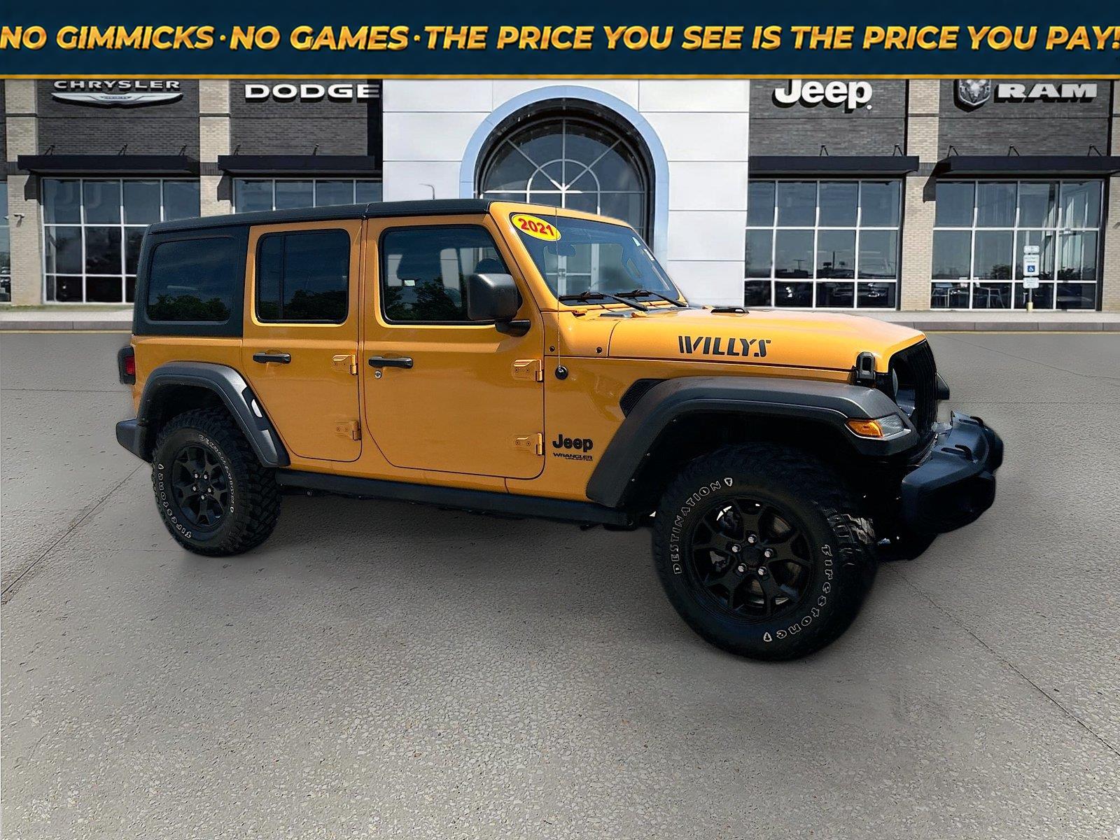 Nacho Clearcoat 2021 Jeep Wrangler SUV / Crossover Four-Wheel Drive 8-Speed Automatic