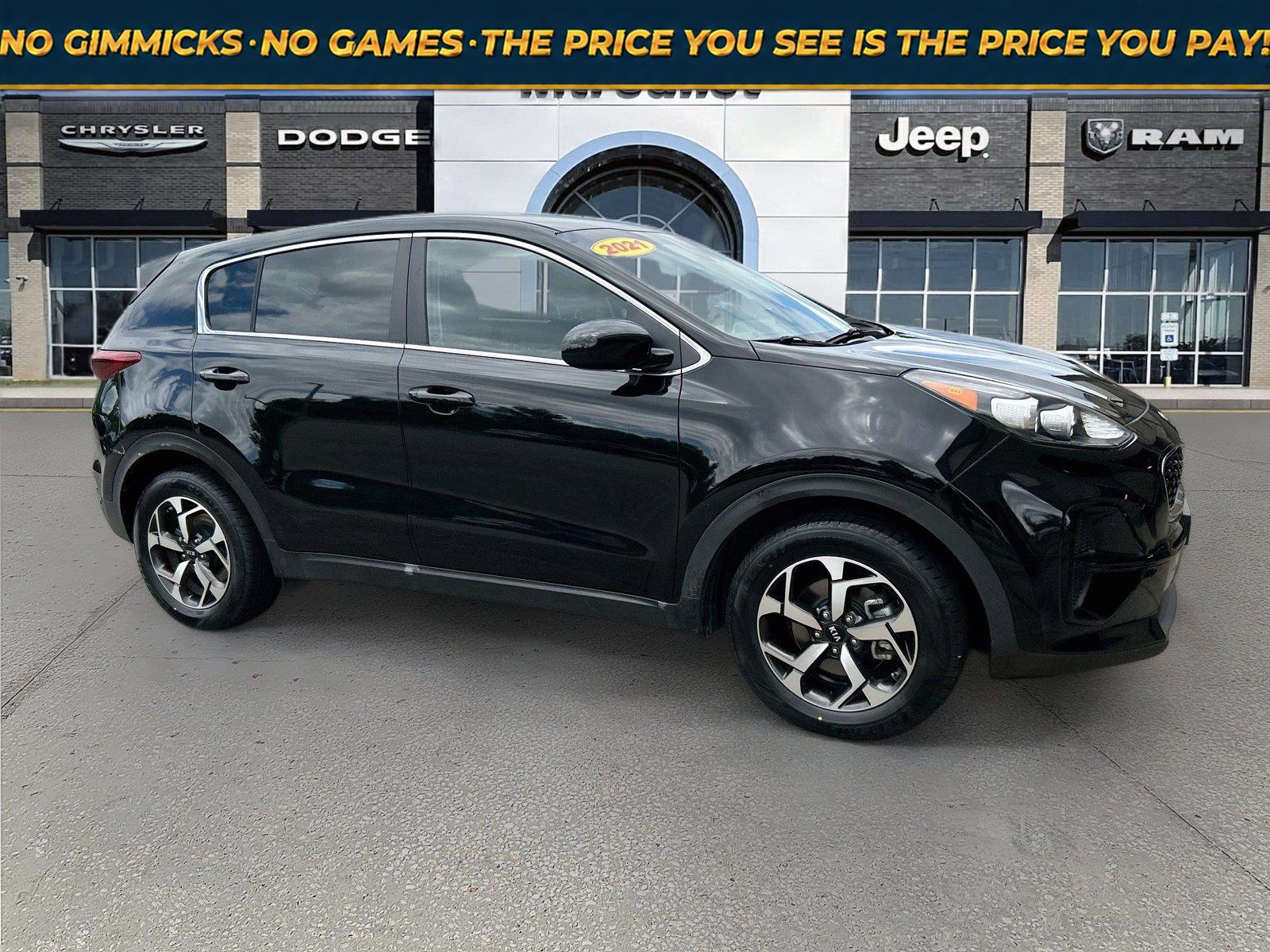 Black Cherry 2021 Kia Sportage SUV / Crossover Front-Wheel Drive 6-Speed Automatic