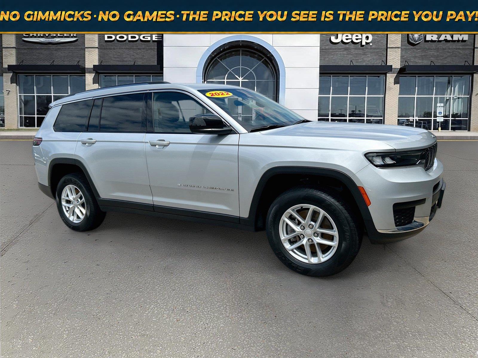 Silver Zynith 2022 Jeep Grand Cherokee L SUV / Crossover Four-Wheel Drive 8-Speed Automatic