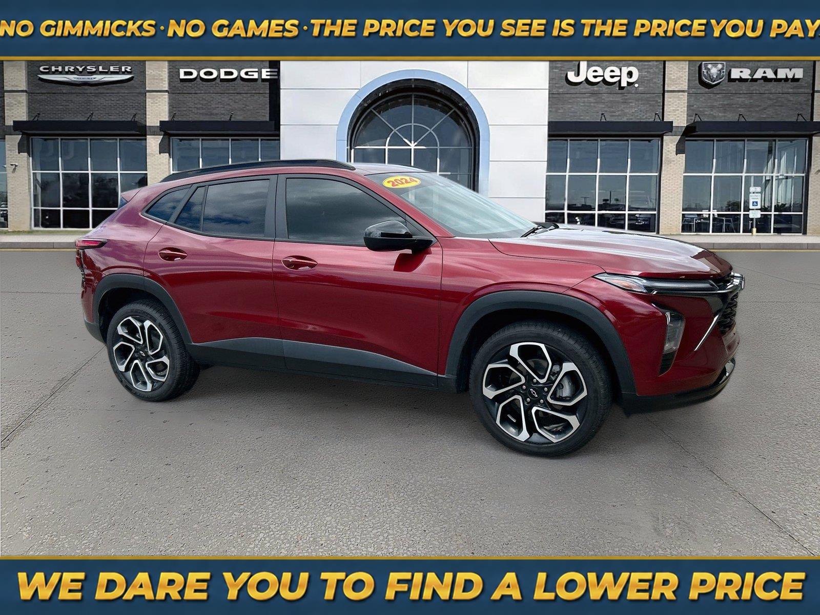 Red (Crimson Metallic) 2024 Chevrolet Trax SUV / Crossover Front-Wheel Drive 6-Speed Automatic