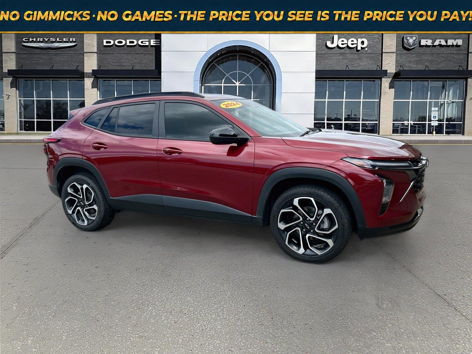 Red (Crimson Metallic) 2024 Chevrolet Trax SUV / Crossover Front-Wheel Drive 6-Speed Automatic