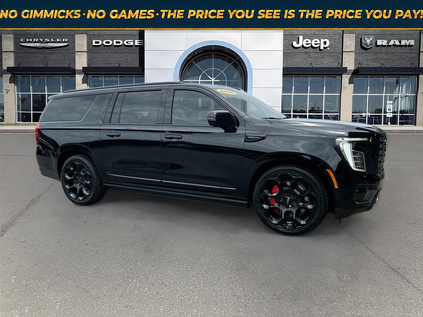 Black 2025 GMC Yukon XL SUV / Crossover Four-Wheel Drive