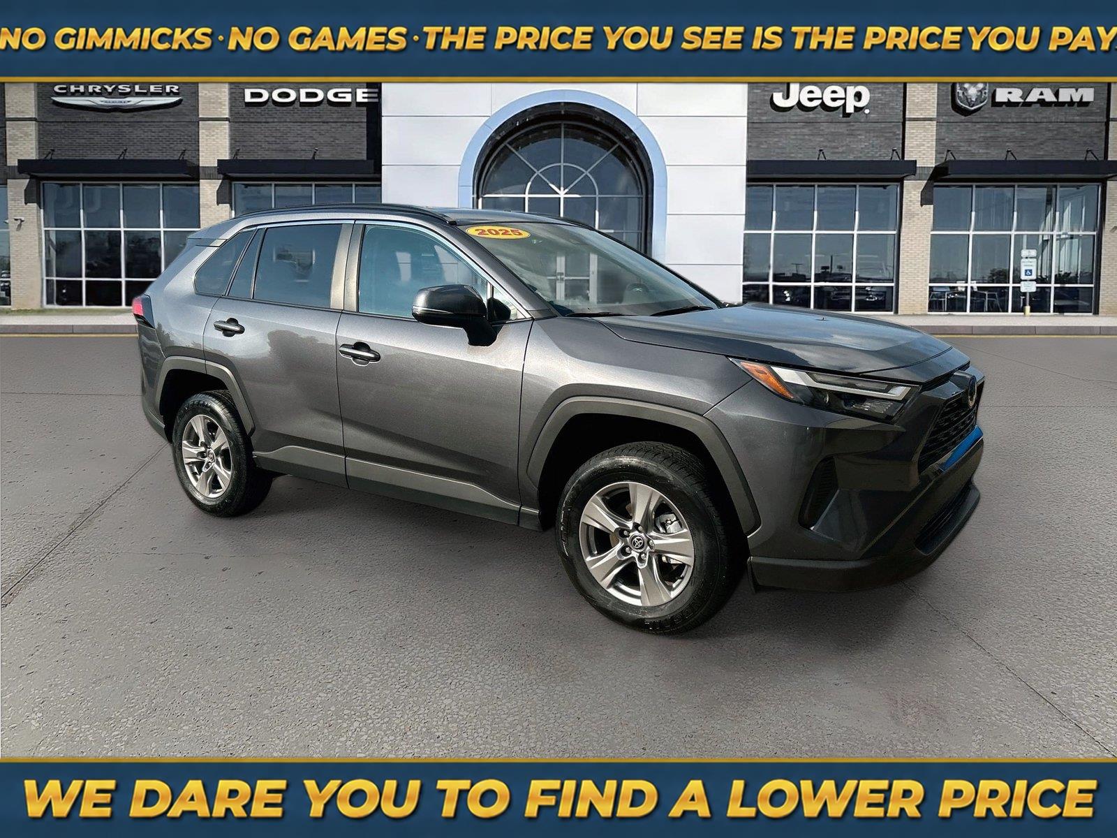 Magnetic Gray Metallic 2025 Toyota RAV4 SUV / Crossover Front-Wheel Drive 8-Speed Automatic