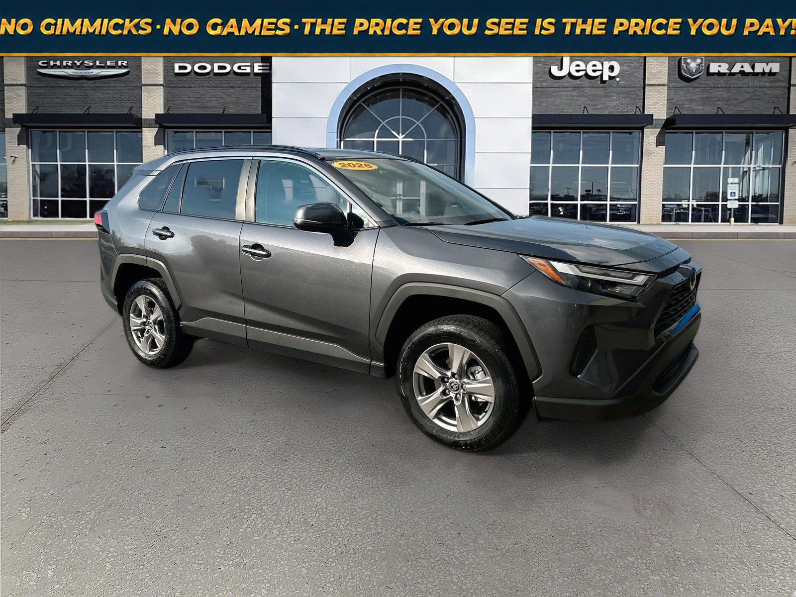 Magnetic Gray Metallic 2025 Toyota RAV4 SUV / Crossover Front-Wheel Drive 8-Speed Automatic
