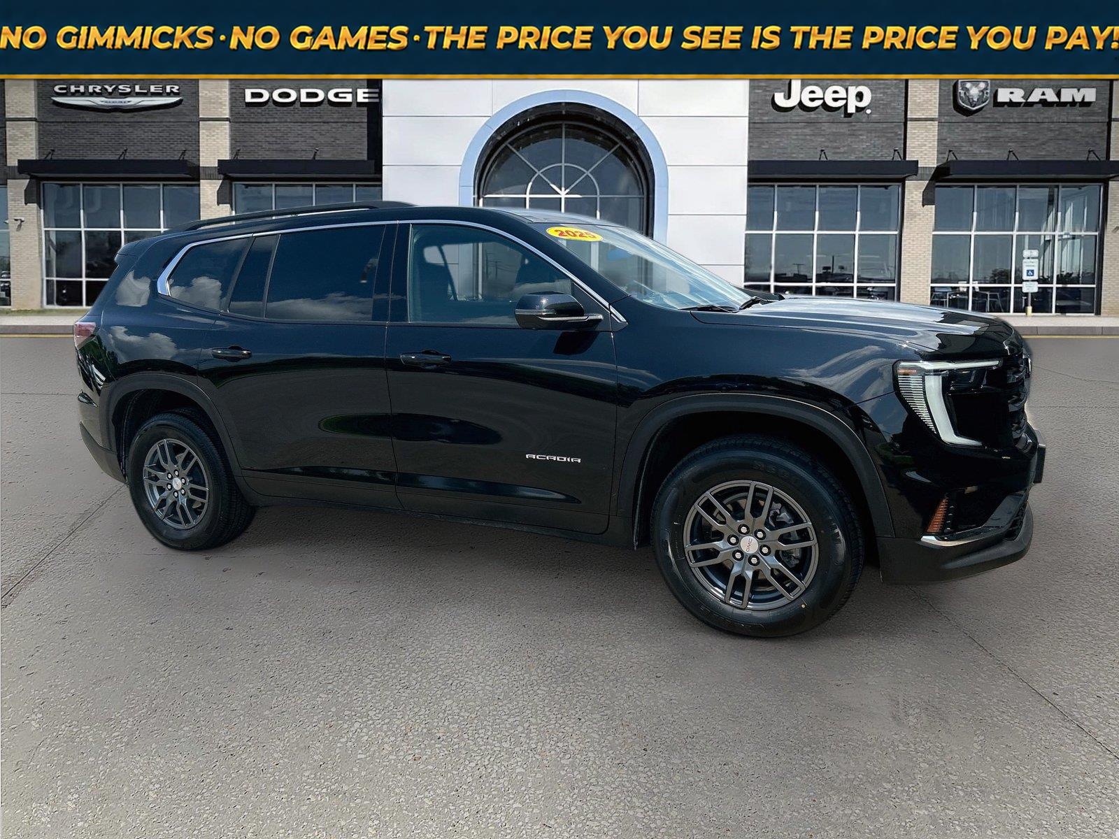 Black (Ebony Twilight Metallic) 2025 GMC Acadia SUV / Crossover Four-Wheel Drive 8-Speed Automatic