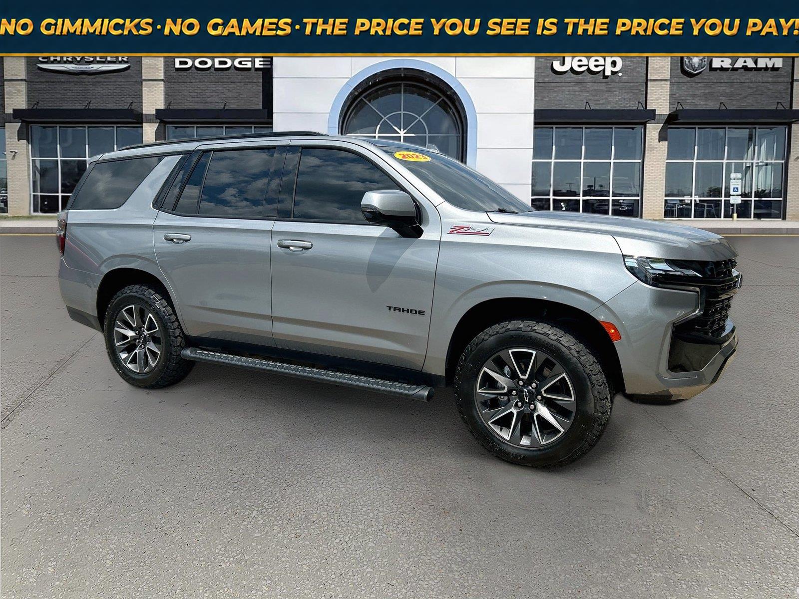 Silver 2023 Chevrolet Tahoe SUV / Crossover Four-Wheel Drive