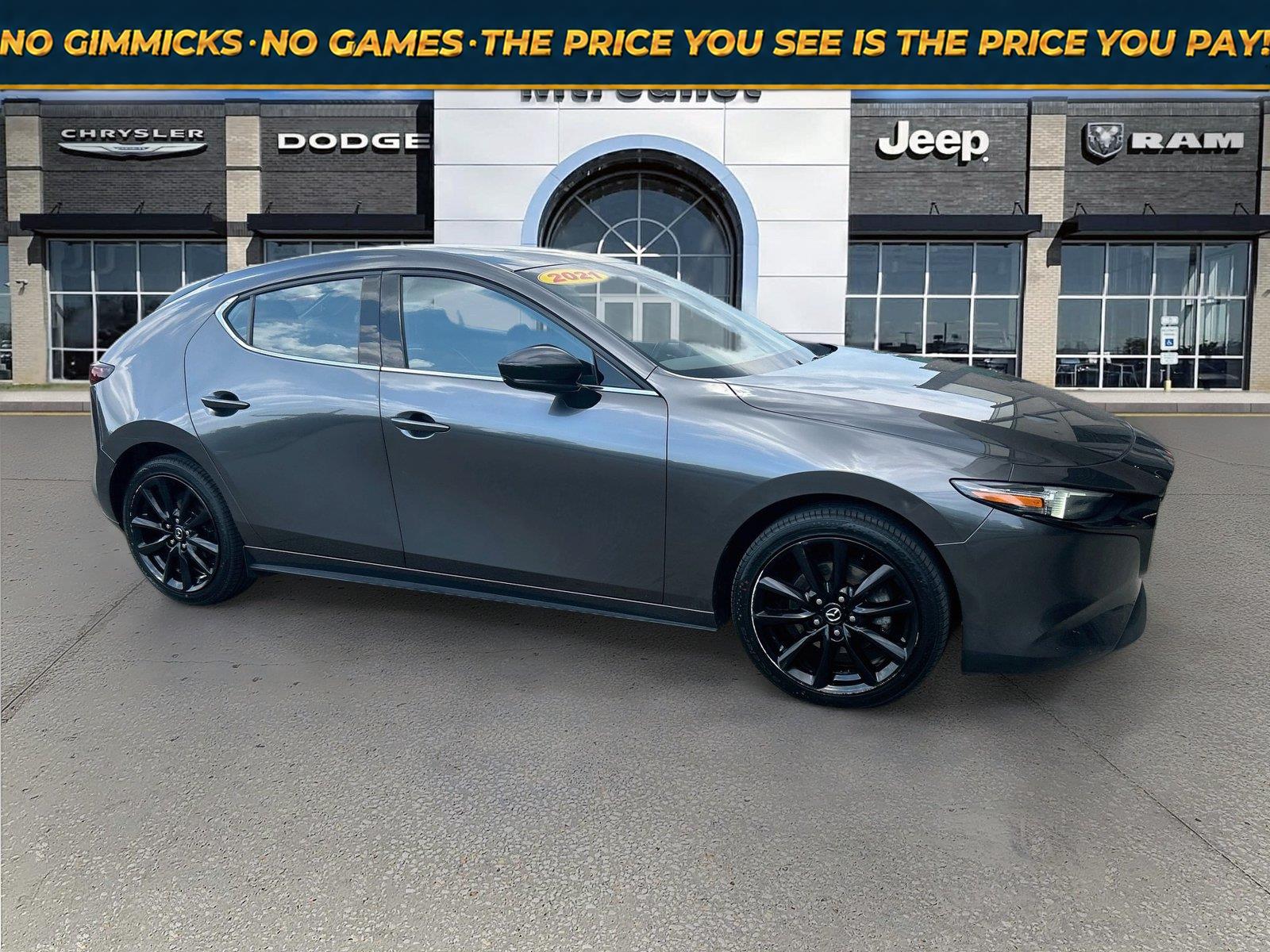 Machine Gray Metallic 2021 Mazda MAZDA3 Hatchback All-Wheel Drive Automatic