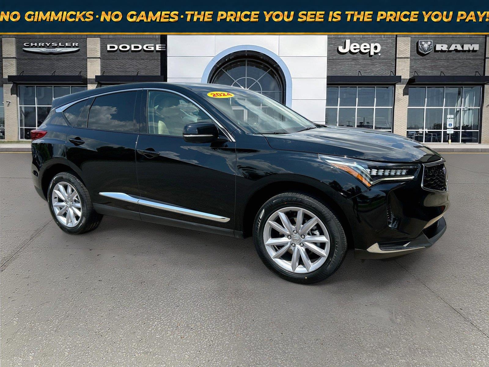 Majestic Black Pearl 2024 Acura RDX SUV / Crossover All-Wheel Drive Automatic