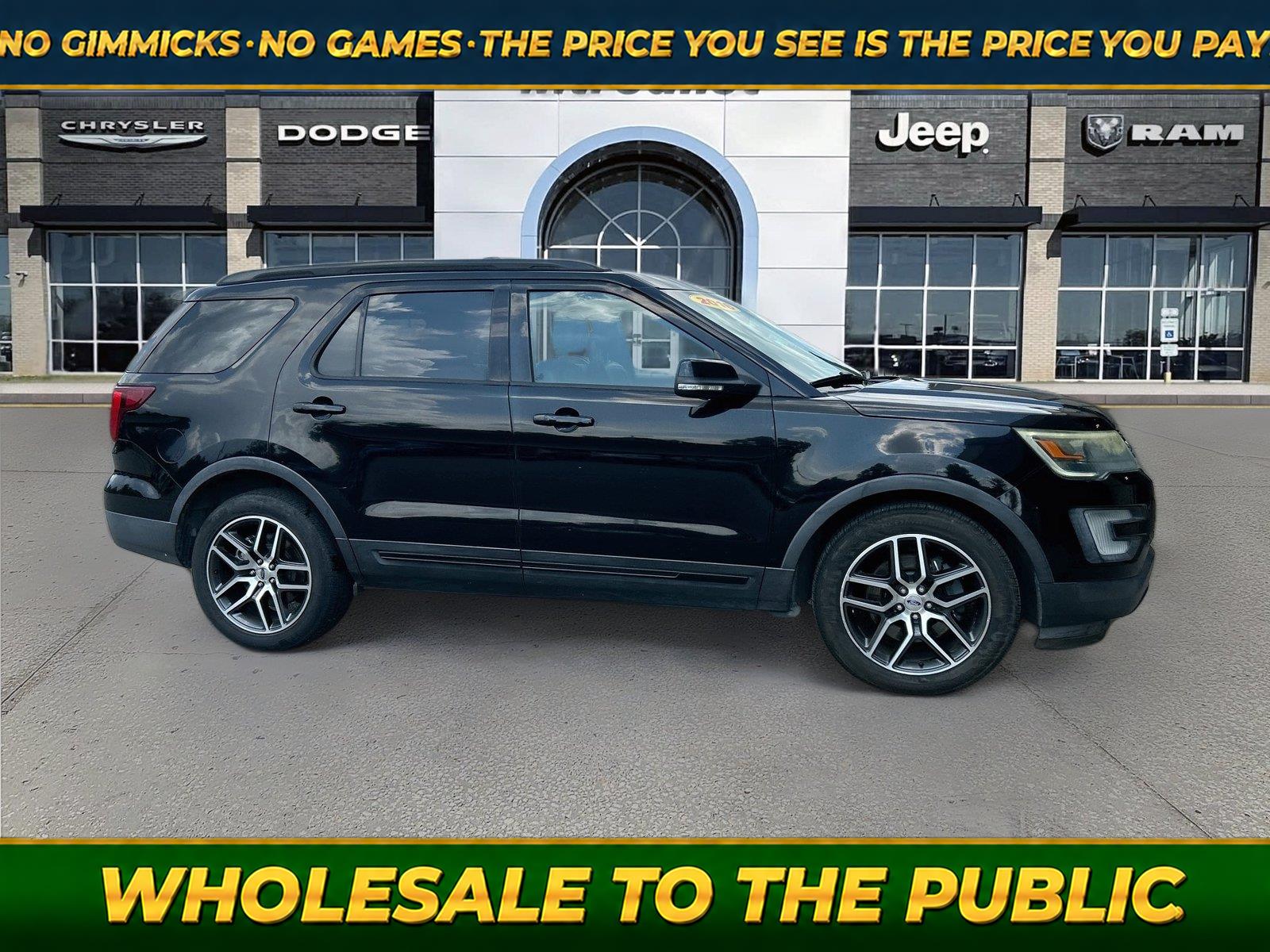 Shadow Black 2016 Ford Explorer SUV / Crossover All-Wheel Drive 6-Speed Automatic